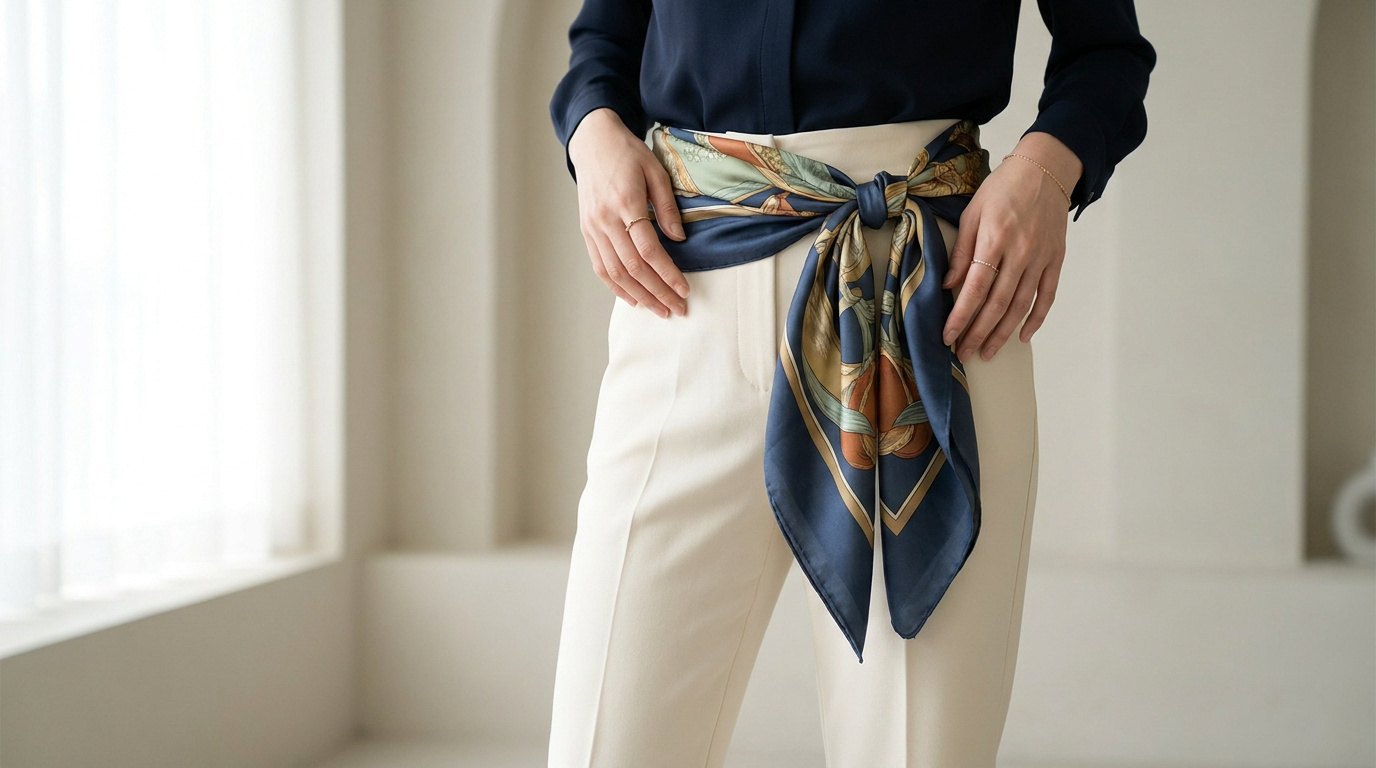 Ceintures et foulards : les détails qui changent tout