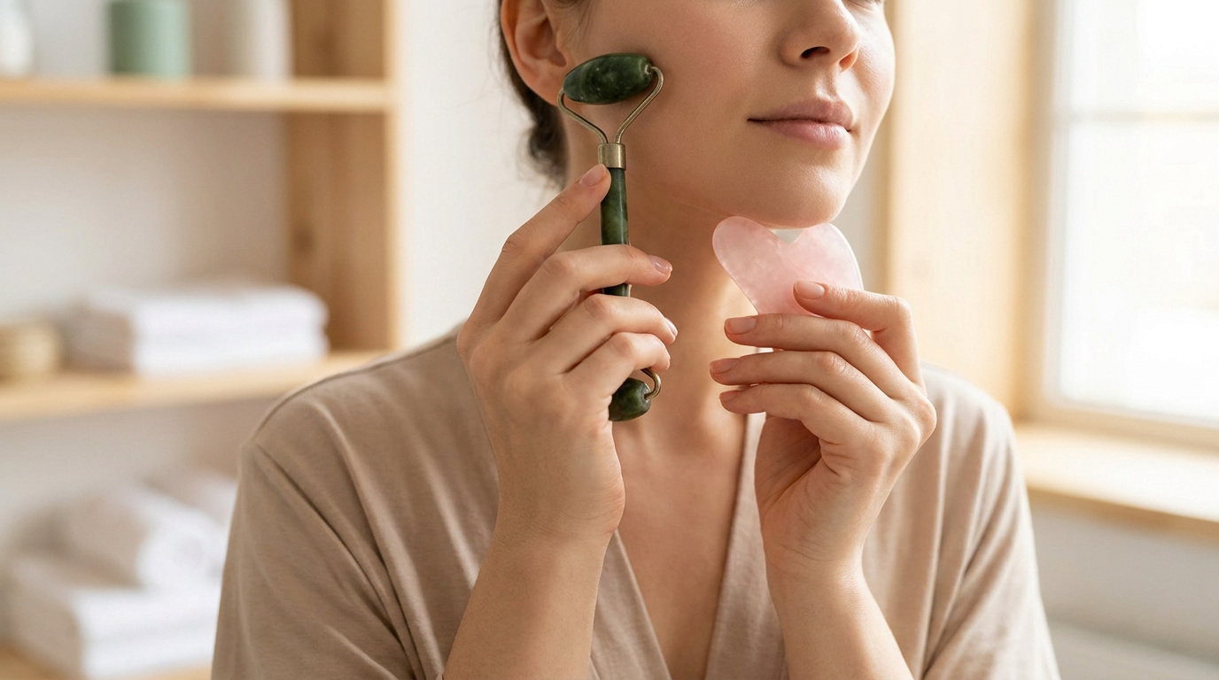 Gua sha et rouleau de jade : bien les utiliser