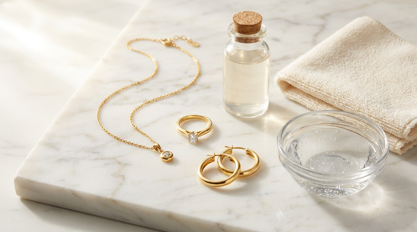Comment garder ses bijoux dorés éclatants