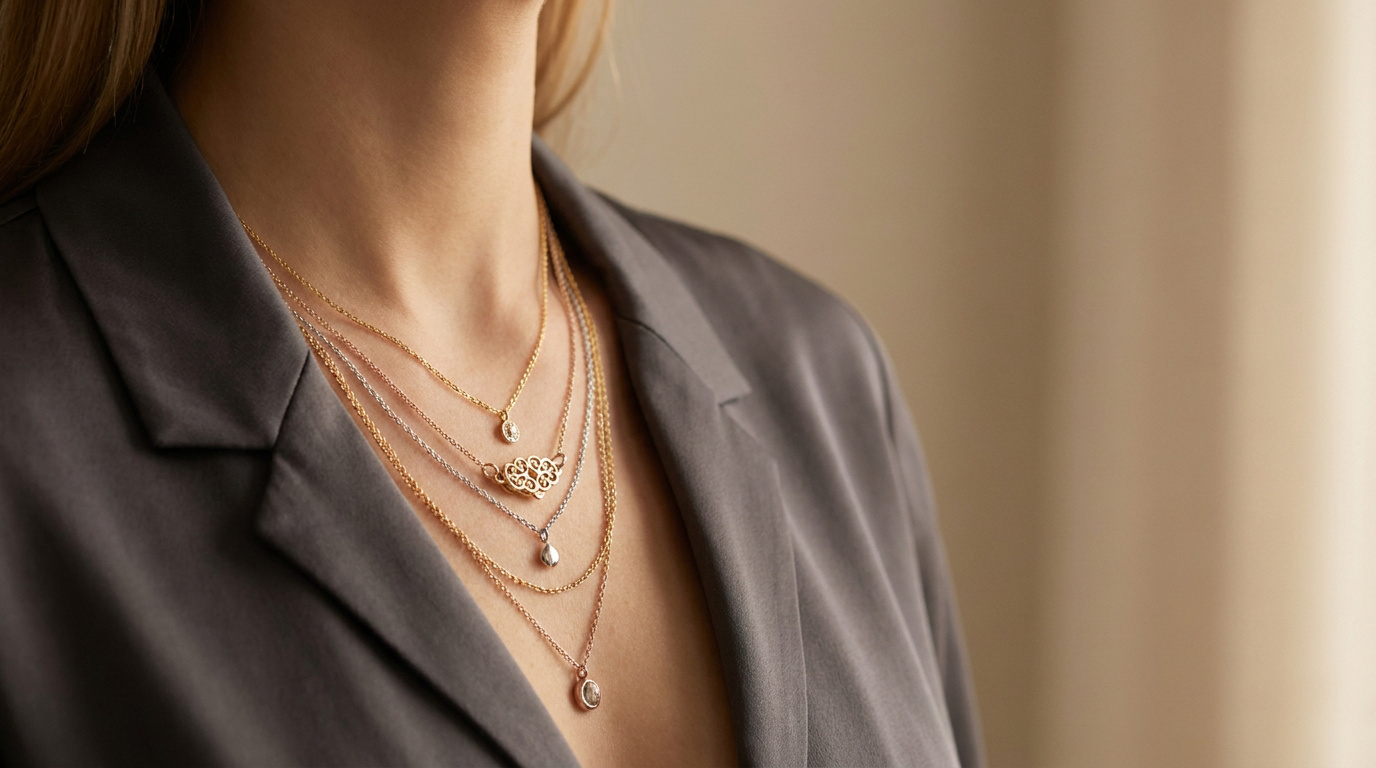 Le layering de colliers façon magazine