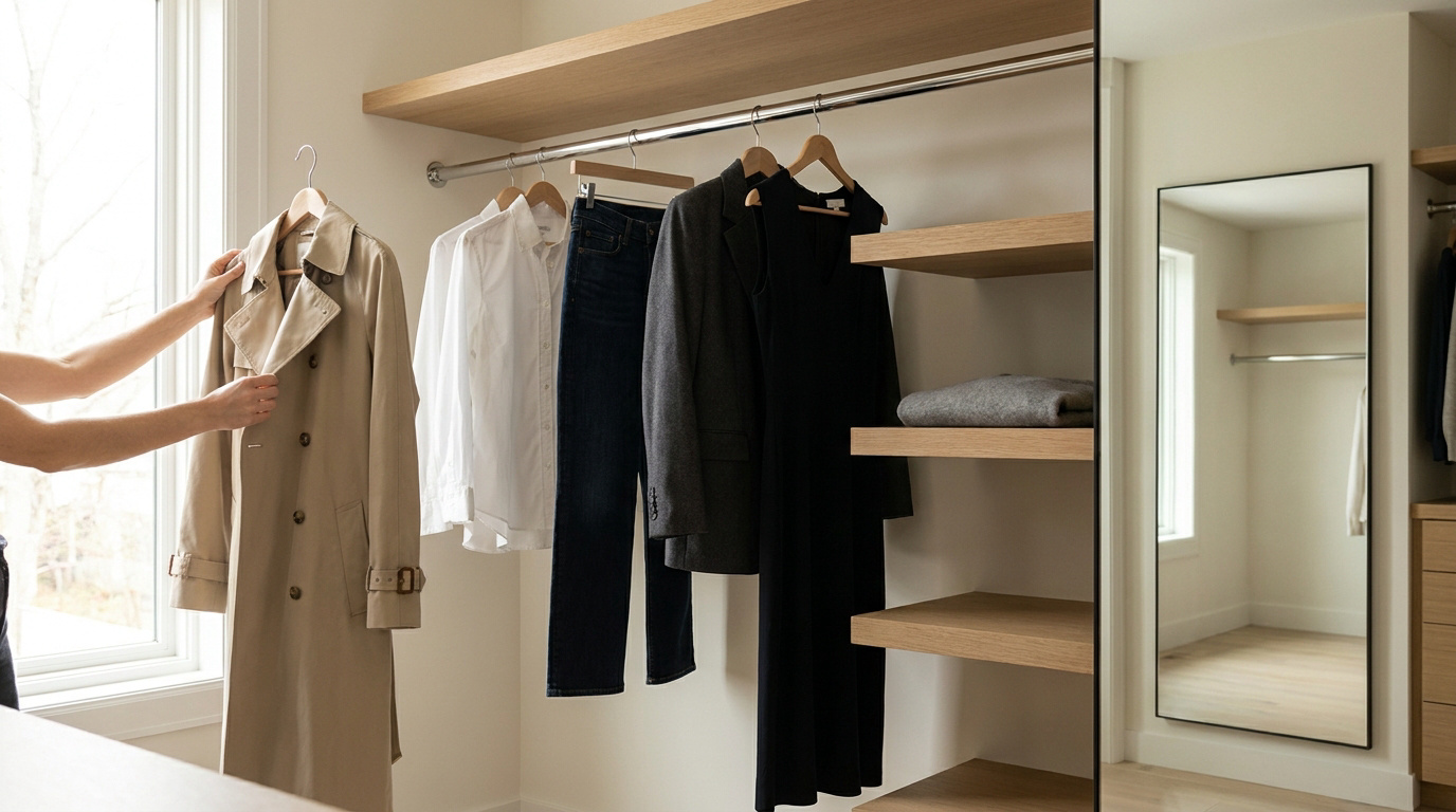 Les basiques mode indispensables d'un dressing